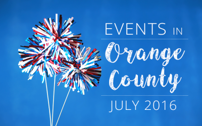 Events in Orange County July 2016