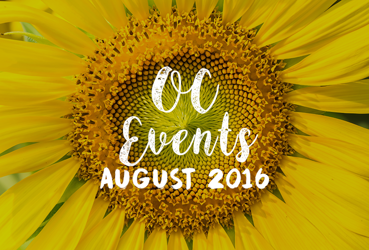 Events In Orange County August 2016