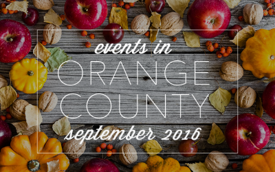 Events In Orange County September 2016