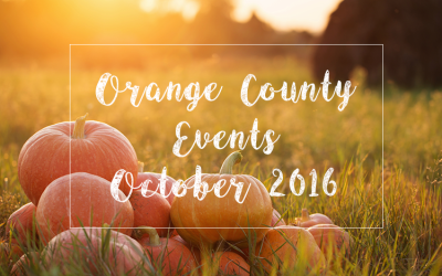 Events In Orange County October 2016